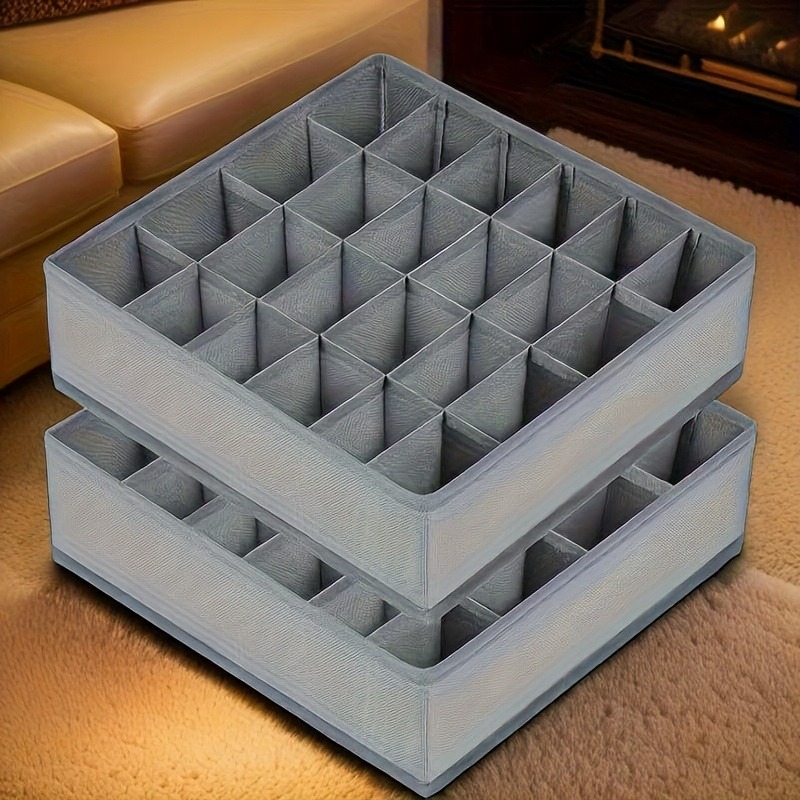 2Pcs 24-Compartment Fabric Soc - Sock Organizer Tray review and price