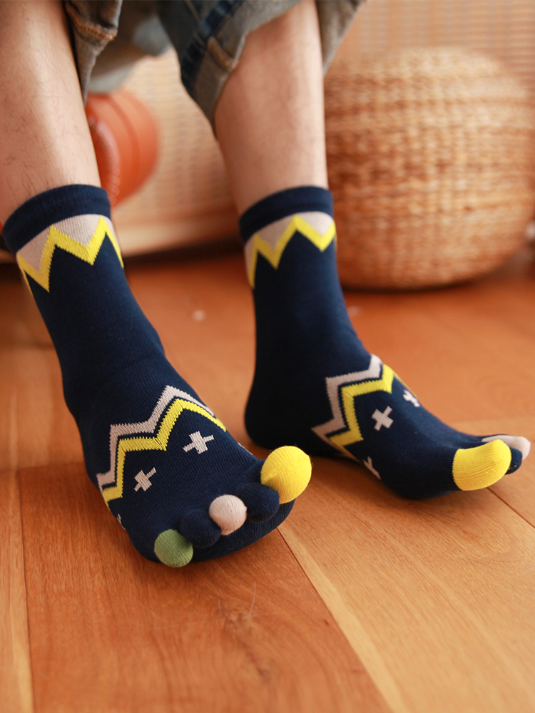 5 Pairs Four-season Pure Cotto - Toe Sock Split review and price